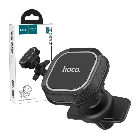 Hoco Car Phone Holder CA52 Intelligent Air outlet Magnetic Mount Black